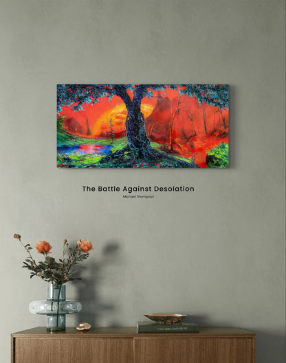 The Battle Against Desolation | Limited Print (10) M.Thompson Studio